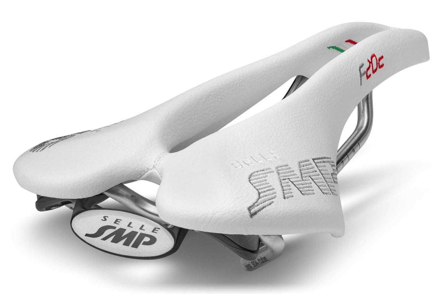 Selle SMP F20C Rails Inox Blanc