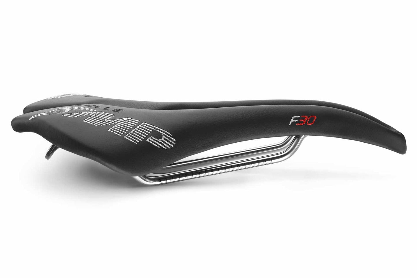 Selle SMP F30 Largeur 149mm Rails Inox Noir