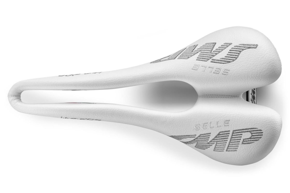 Selle SMP LITE 209 Largeur 139mm Rails Inox Blanc