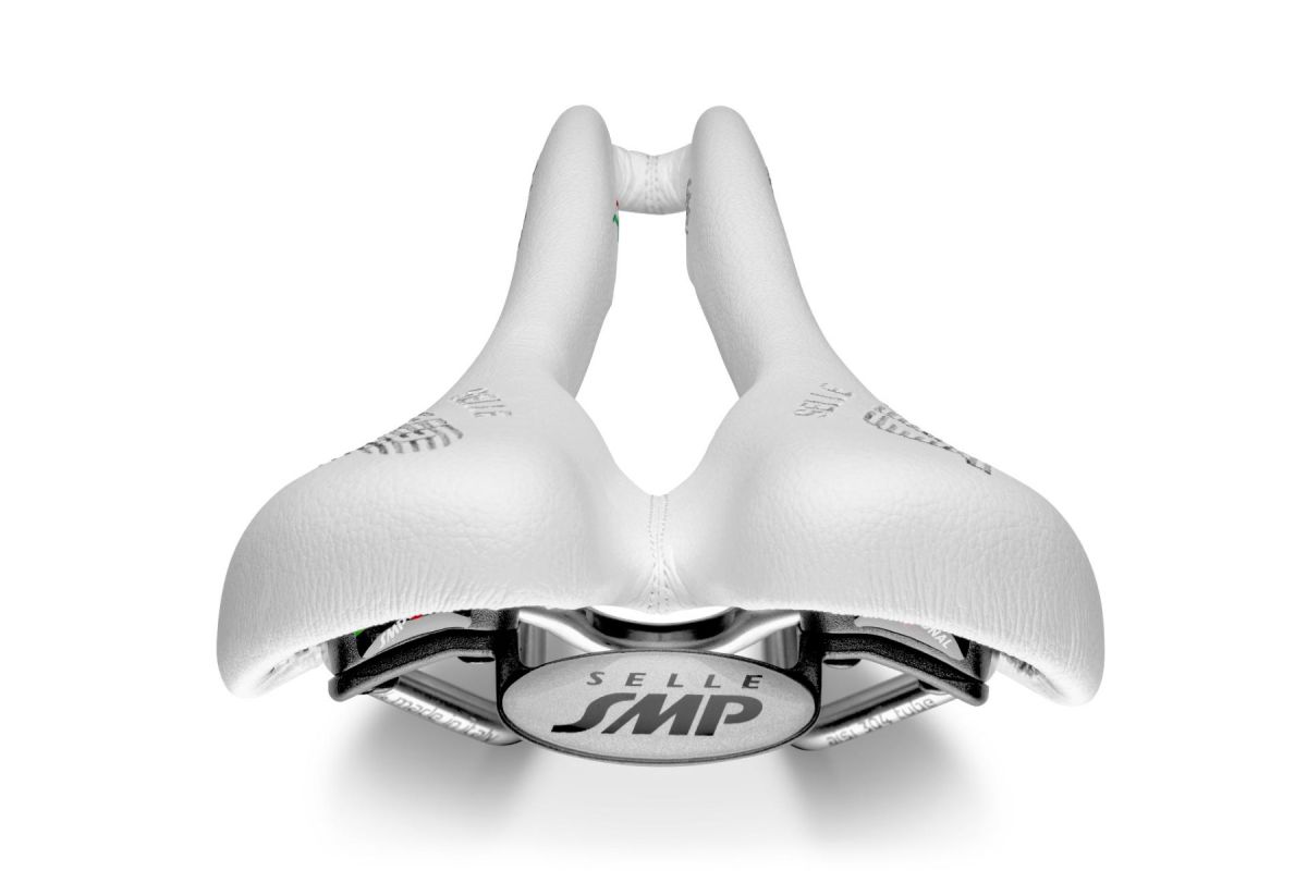 Selle SMP LITE 209 Largeur 139mm Rails Inox Blanc