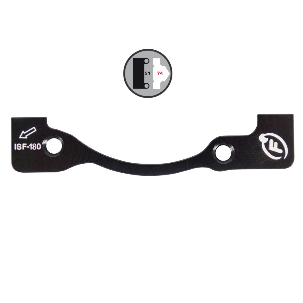 Forbremsesadeladapter PM / IS FORMULA FD40141-10, skive 180 mm (+20 mm)