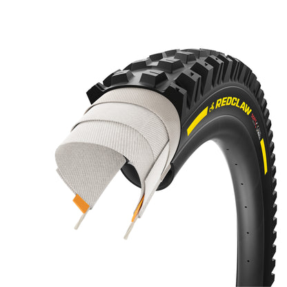 Pneu PIRELLI SCORPION RED CLAW 29x2.40 Soft DualWall Tubeless Ready Souple Noir/Jaune Team Edition