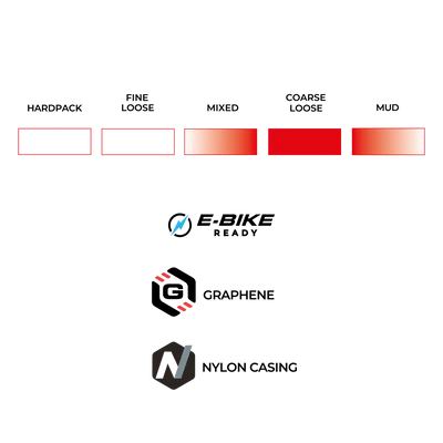 VITTORIA Agarro 29x2.6 Trail Graphene 2.0 Tubeless Ready Miękka opona w kolorze czarnym