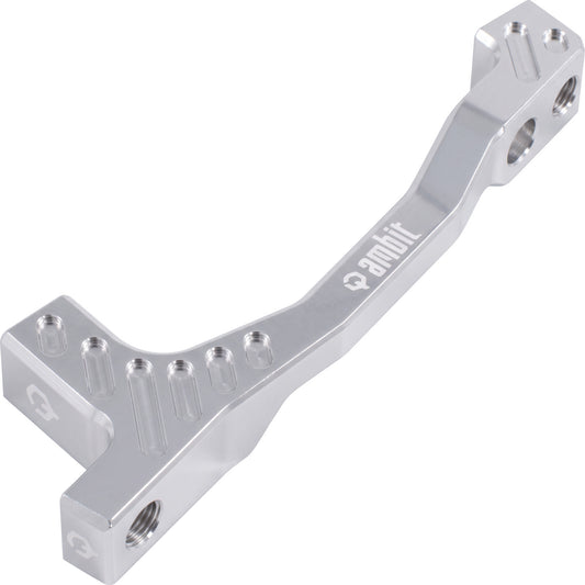 Adaptateur Etrier Avant / Arrière PM/PM AMBIT +20mm (180-200mm) Argent