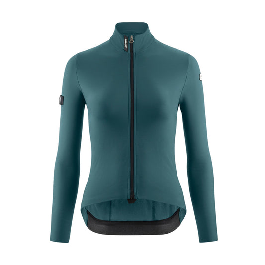 Maillot ASSOS UMA GT SPRING FALL C2 Manches Longues Femme Foundation Green