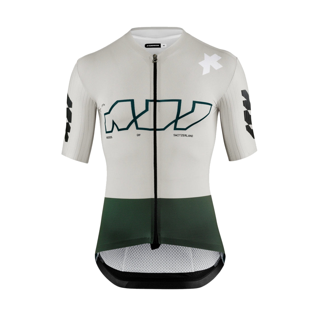 Maillot ASSOS EQUIPE RS S11 Something to Say Manches Courtes Blanc