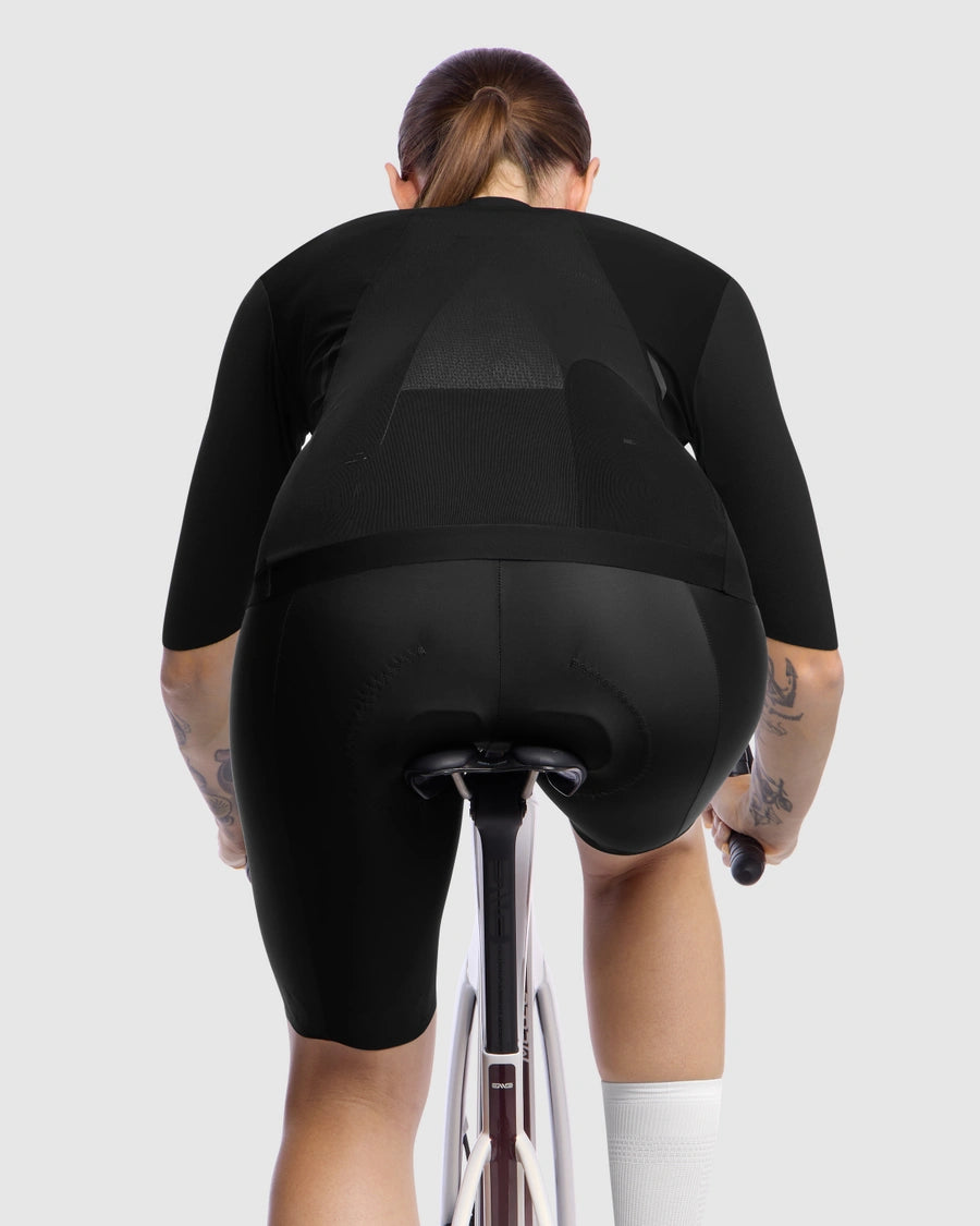 Maillot ASSOS UMA GTV SHELL S11 Manches Courtes Femme Noir