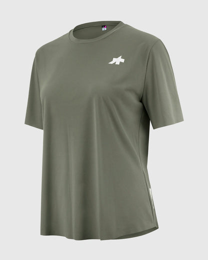 Maillot ASSOS TACTICA POST RIDE T5 Manches Courtes Femme Vert