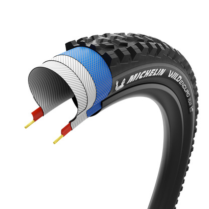 Pneu MICHELIN WILD ENDURO REAR Performance Line 29x2.40 Tubeless Ready Souple Noir