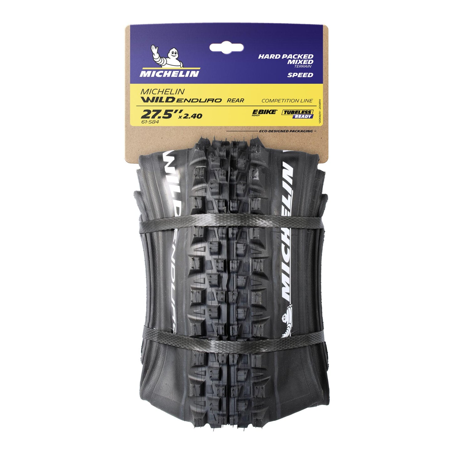 Pneu MICHELIN WILD ENDURO REAR Competition Line 29x2.40 GUM-X Tubeless Ready Souple