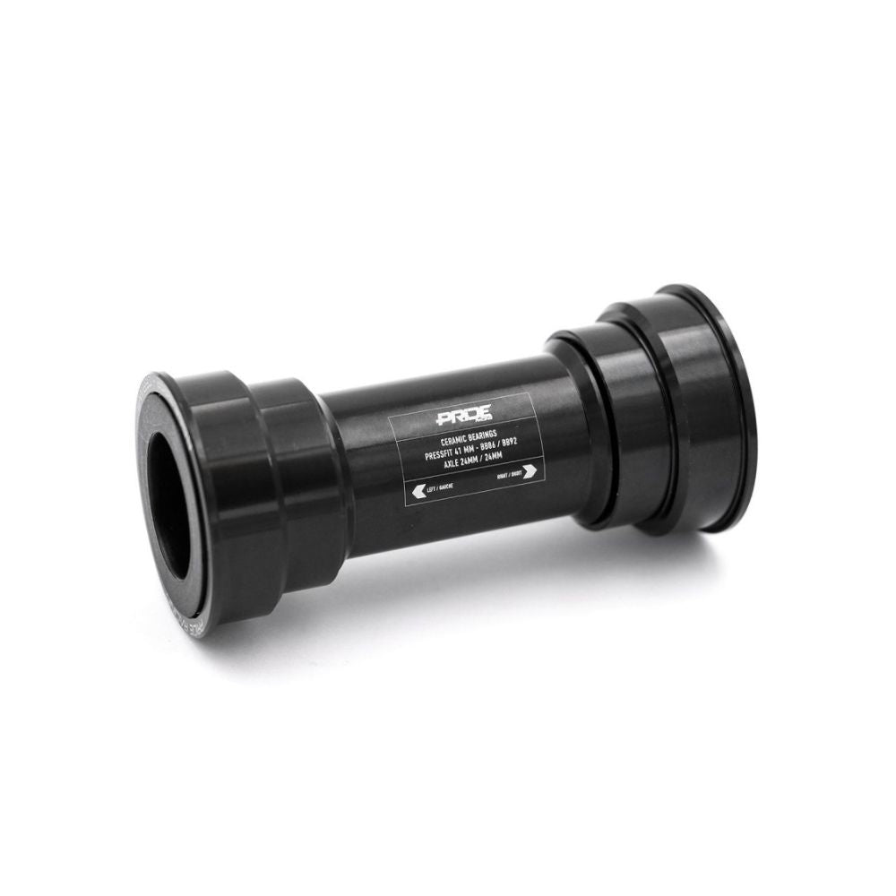 Boitier de pédalier PRIDE BB86 Ceramic 24mm Noir