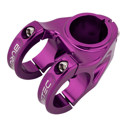 Potence BURGTEC ENDURO MK3 Violet — vue de dessus en trois quarts