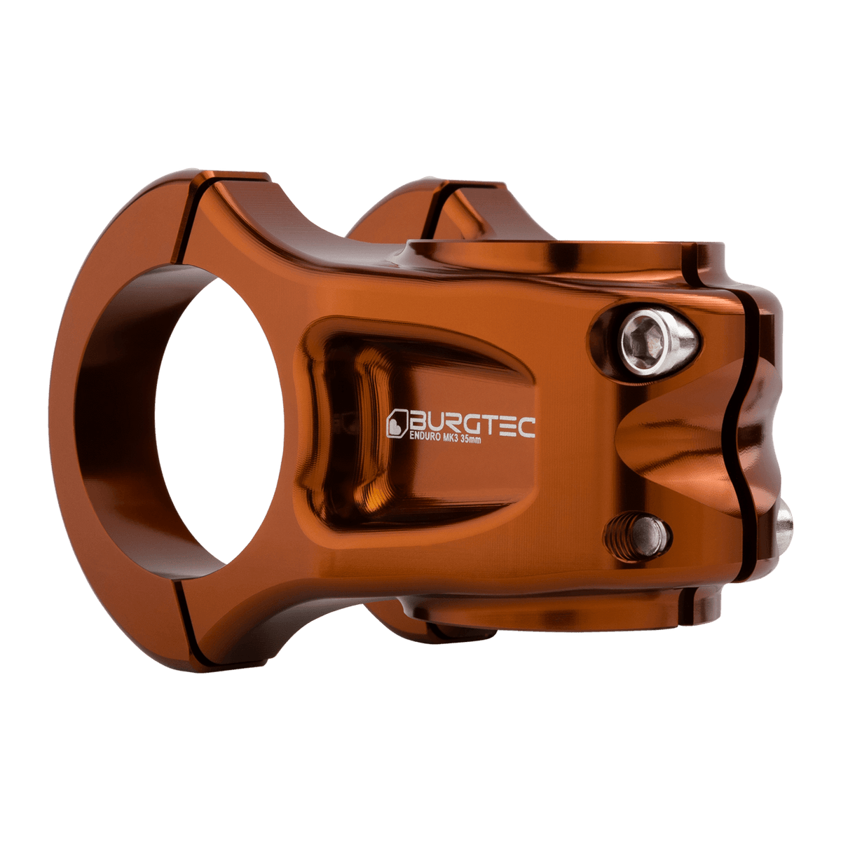 Potence BURGTEC ENDURO MK3 Bronze — vue arrière en trois quarts