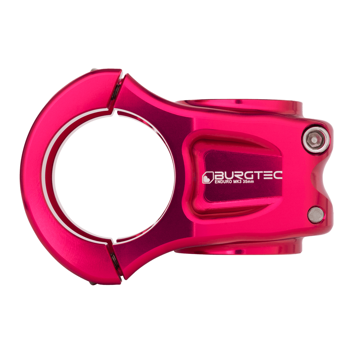 Potence BURGTEC ENDURO MK3 Rose — vue de profil