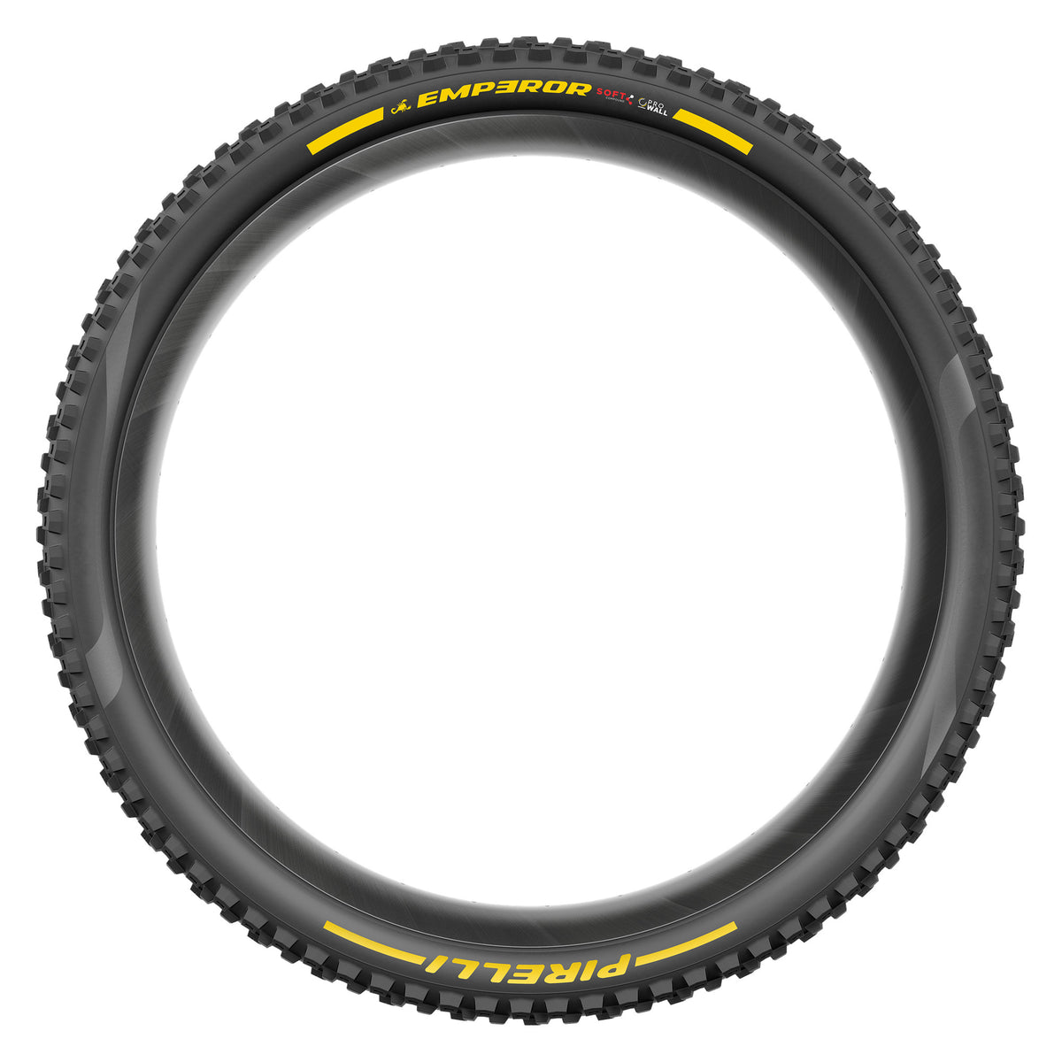 Pneu PIRELLI SCORPION EMPEROR 29x2.40 Soft ProWall Tubeless Ready Souple Noir/Jaune Team Edition