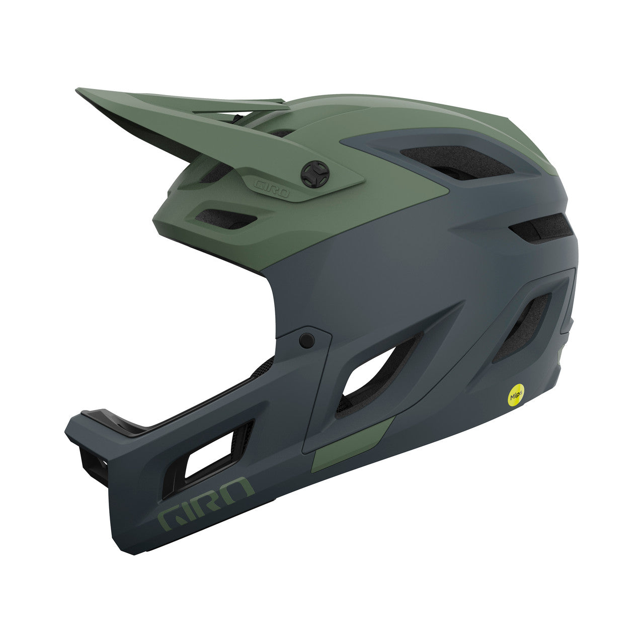 Kask MTB GIRO COALITION SPHERICAL czarny/matowo-zielony