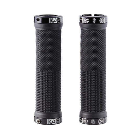 Czarne gripy SB3 KHEOPS Lock-On 129 mm