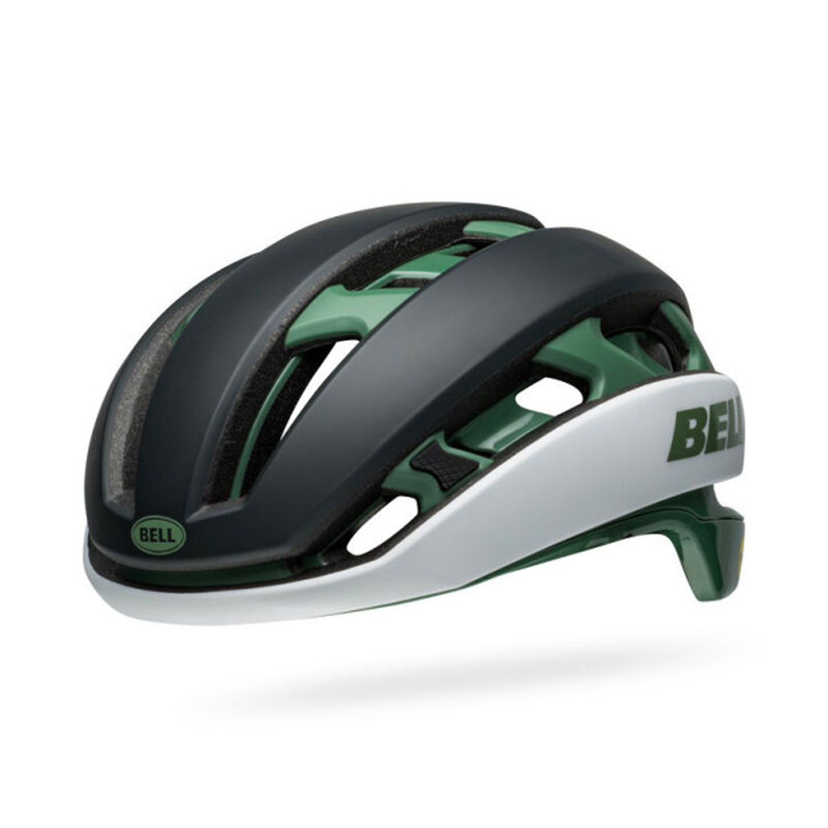 Casque Route BELL XR SPHERICAL Vert/Noir/Blanc