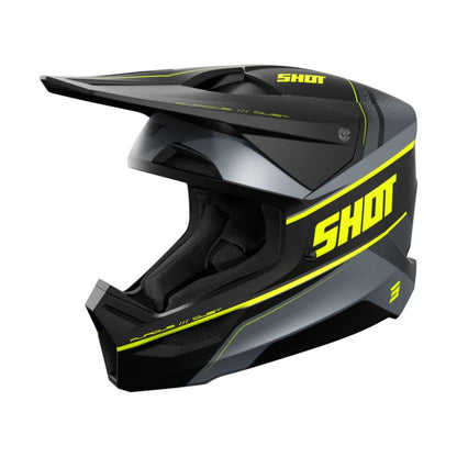 Casque BMX SHOT FURIOUS Dust Neon Yellow Matt