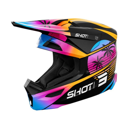 Casque BMX SHOT FURIOUS Junior Miami Orange Glossy