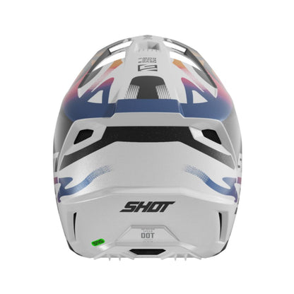 Casque BMX SHOT SPEED Wave Black White Pearly