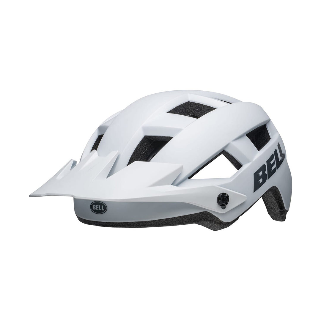 Casque VTT BELL SPARK 2 Blanc — vue orientée vers la gauche