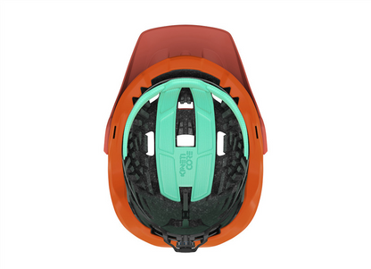 Casque VTT LAZER JACKAL KINETICORE Orange Rouille — vue complémentaire 7