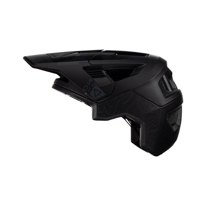 Casque VTT LEATT MTB ALL MOUNTAIN 4.0 Noir — vue orientée vers la gauche