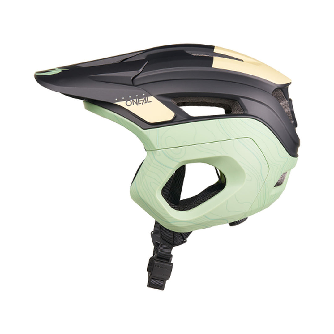 Casque VTT O'NEAL TRAPPER EVO TOPO Noir/Sand/Mint — vue produit