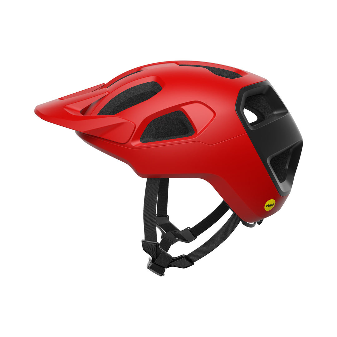Casque VTT POC CULARIS Rouge Matt — vue produit