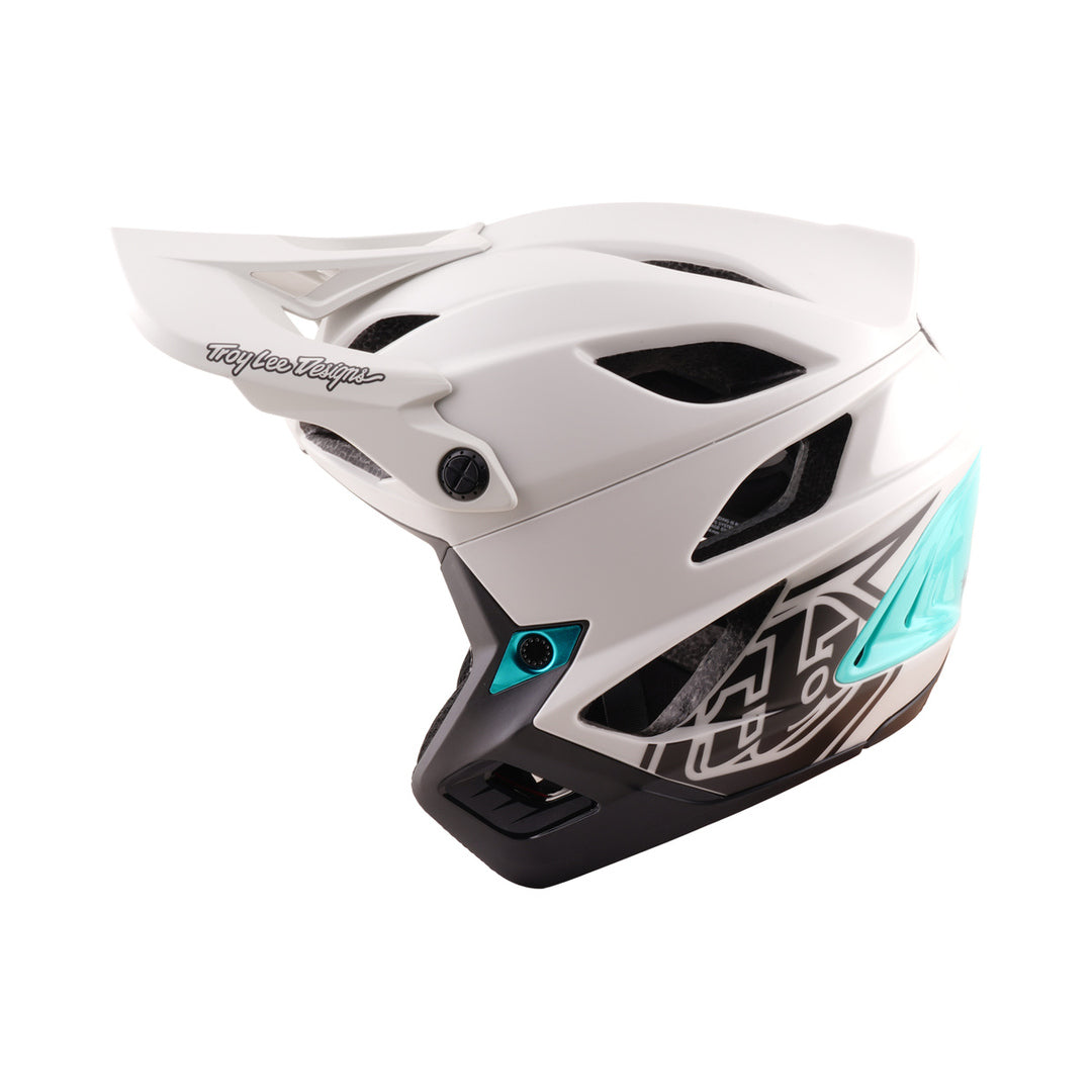Casque VTT TROY LEE DESIGNS STAGE STUNT DRONE PUMICE Gris/Vert — vue produit
