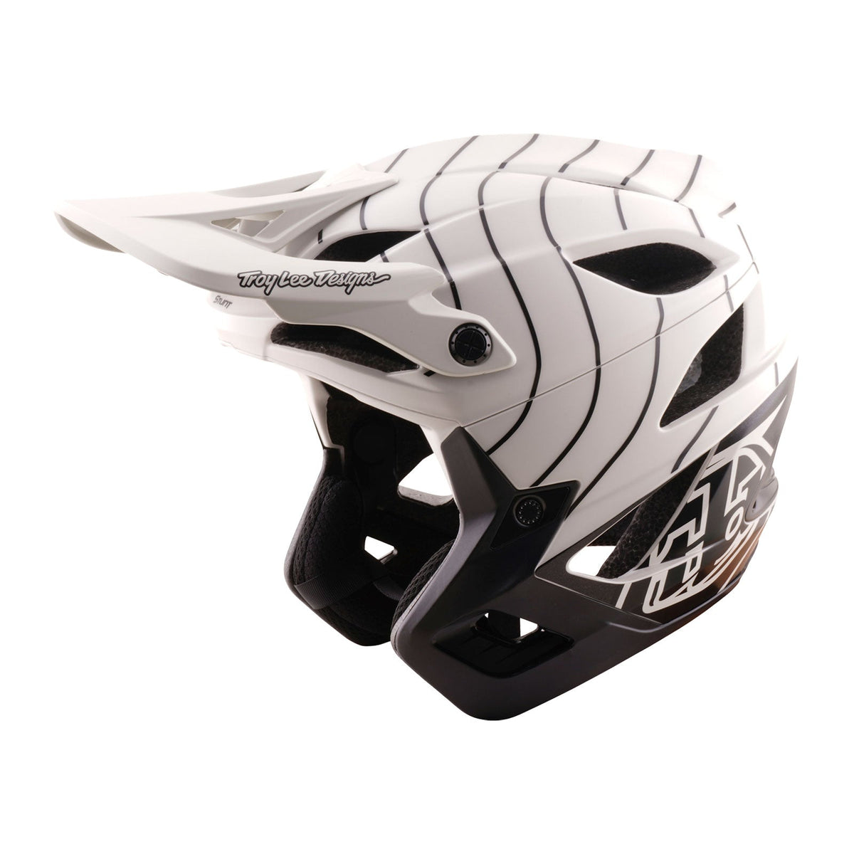 Casque VTT TROY LEE DESIGNS STAGE STUNT AIRWAVES PUMICE MIPS Blanc/Noir — vue complémentaire 5