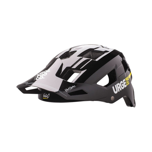 Casque VTT URGE VENTURO Noir — vue orientée vers la gauche