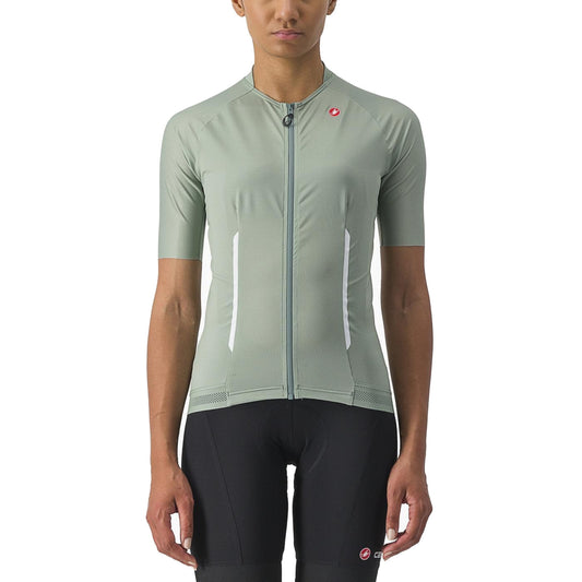 Maillot CASTELLI ENDURANCE W Femme Manches Courtes Vert