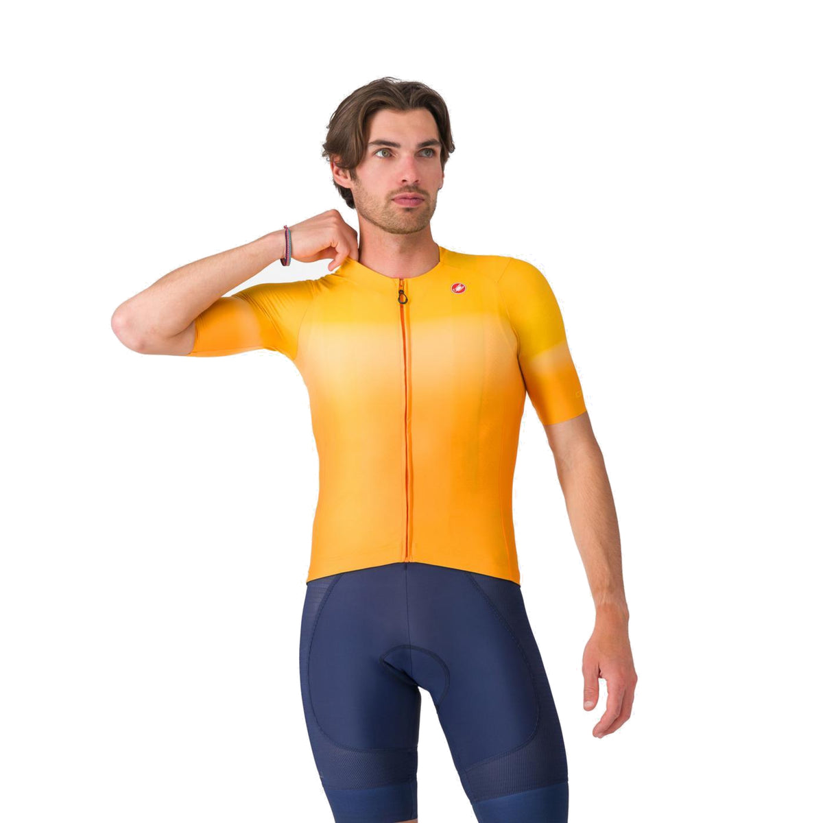 Maillot CASTELLI UPF Manches Courtes Orange
