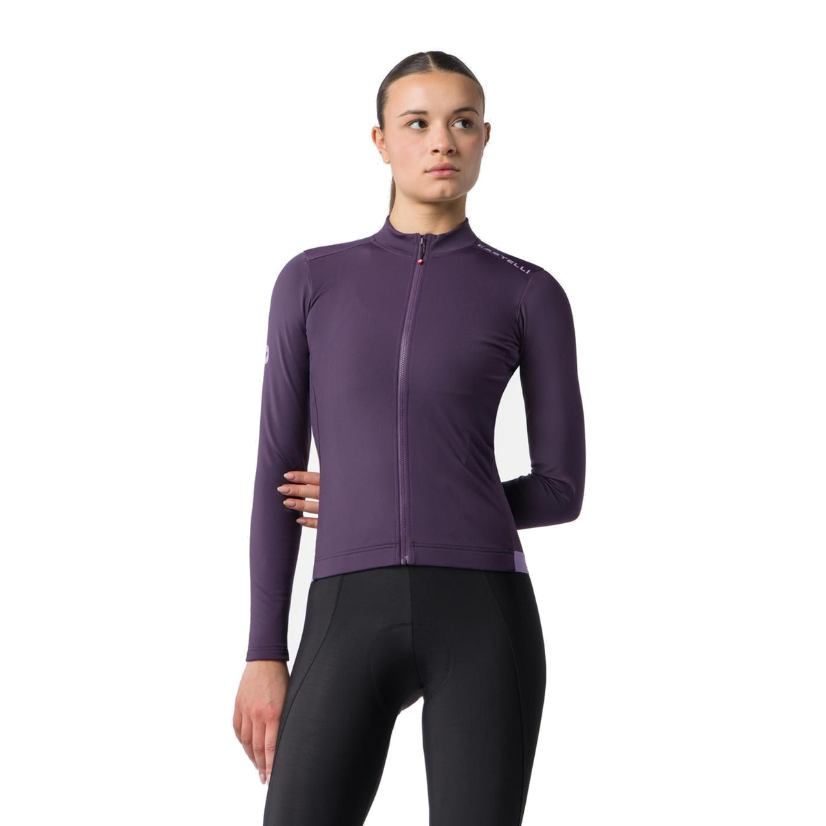 Maillot CASTELLI ESPRESSO THERMAL 2 Manches Longues Femme Violet