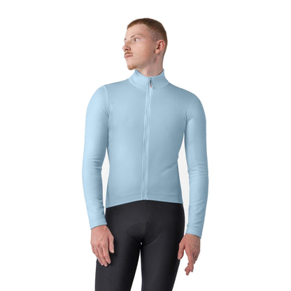 Maillot CASTELLI COMPETIZIONE THERMAL Manches Longues Bleu Ciel