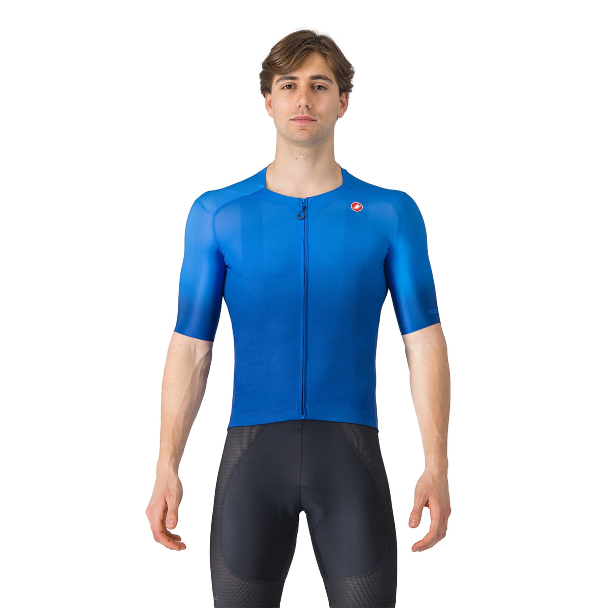 Maillot CASTELLI UPF Manches Courtes Bleu