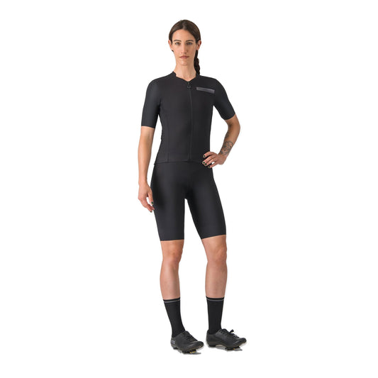 Maillot CASTELLI PREMIO EVO Femme Manches Courtes Noir