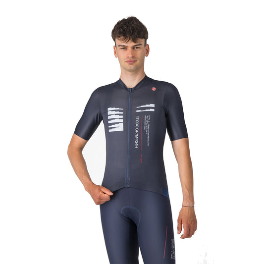 Maillot CASTELLI ESPRESSO R--A/D Manches Courtes Bleu
