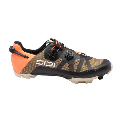 Chaussures VTT XC/Gravel SIDI AERON Marron/Noir/Orange