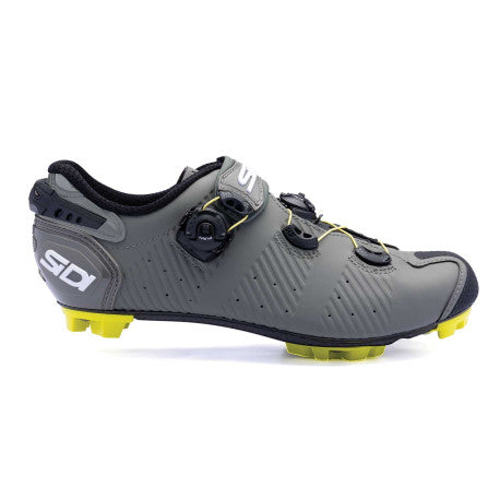 SIDI DRAKO 2S SRS MTB-skor Militärgrå/gul