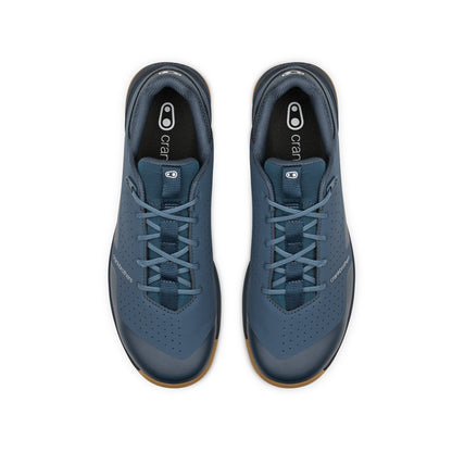 Chaussures VTT CRANKBROTHERS MALLET TRAIL LACE CLIP Bleu/Gum — vue de dessus