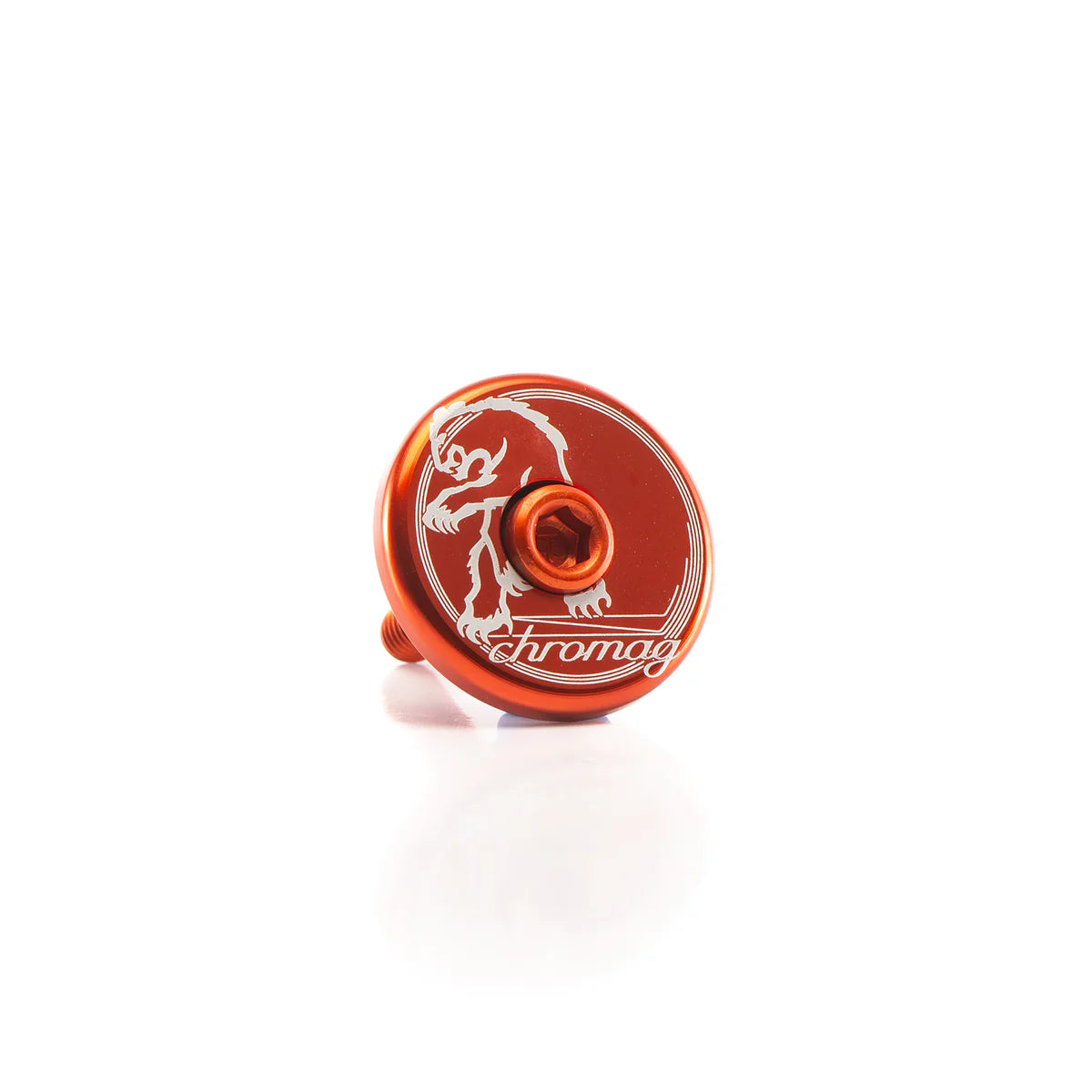 Bouchon CHROMAG 1"1/8 Alu Orange