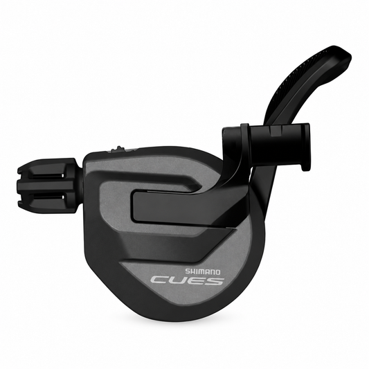 Commande de Vitesse Gauche SHIMANO CUES SL-U8000-IL 2V Sans Indicateur de Vitesse — vue du produit sur fond blanc