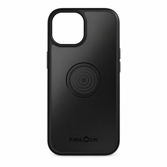 Coque FIDLOCK VACUUM pour Iphone 15 — vue du produit sur fond blanc