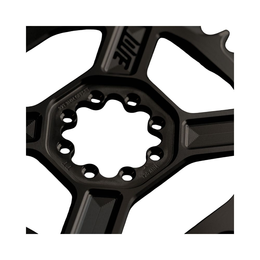 Plateau TITLE CR1  12V SHIMANO DM 8 Vis Noir