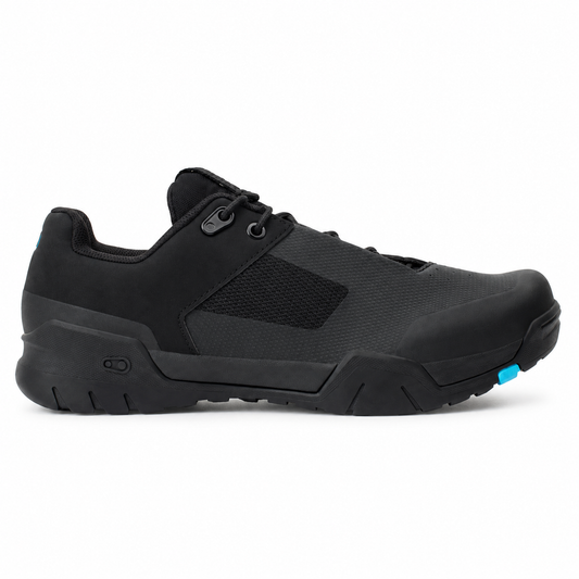 Chaussures VTT Crankbrothers Mallet Enduro Lace Noir/Bleu — profil extérieur