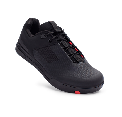 Chaussures VTT CRANKBROTHERS MALLET LACE CLIP-IN Noir/Rouge — vue trois quarts