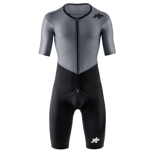 Combinaison ASSOS EQUIPE RS LE HOUDINI S11 Gris/Noir — fond blanc, 2000 x 2000